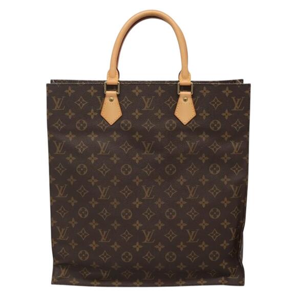 LOUIS VUITTON Monogram Sac Plat Hand Bag M51140 - Picture 3 of 16